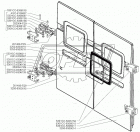 5301СС-6306011 Петля нижняя задней двери в сборе ЗИЛ